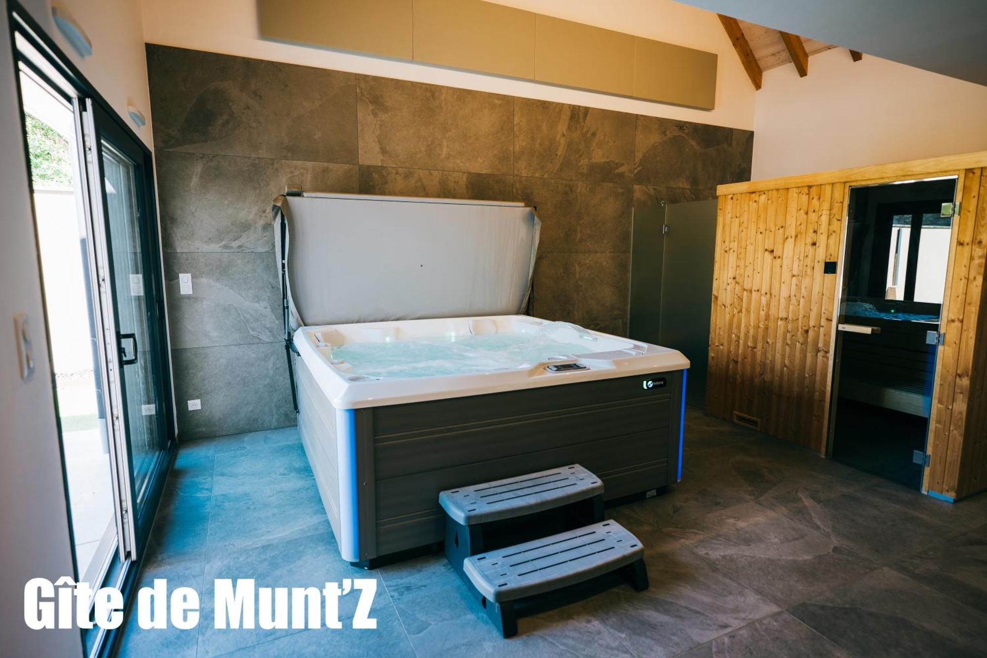 Gite De Munt'Z Spa, Sauna, Piscine, Proche De Colmar Muntzenheim المظهر الخارجي الصورة